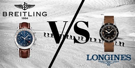 longines logo vs breitling logo|Longines vs Breitling Watches: Brand Comparison.